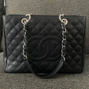 Caviar Leather Chanel GST Shopper Tote